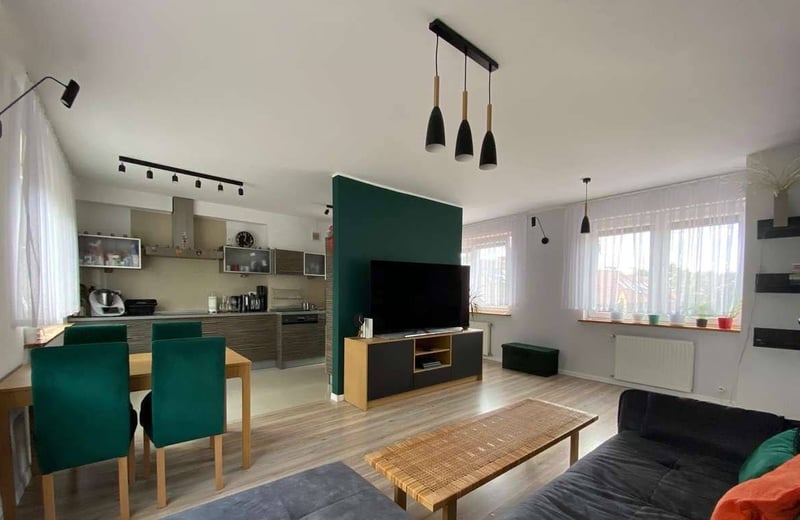 Location d’un appartement cosy de 3 pièces, 72 m², Psie Pole, Wrocław, Pologne